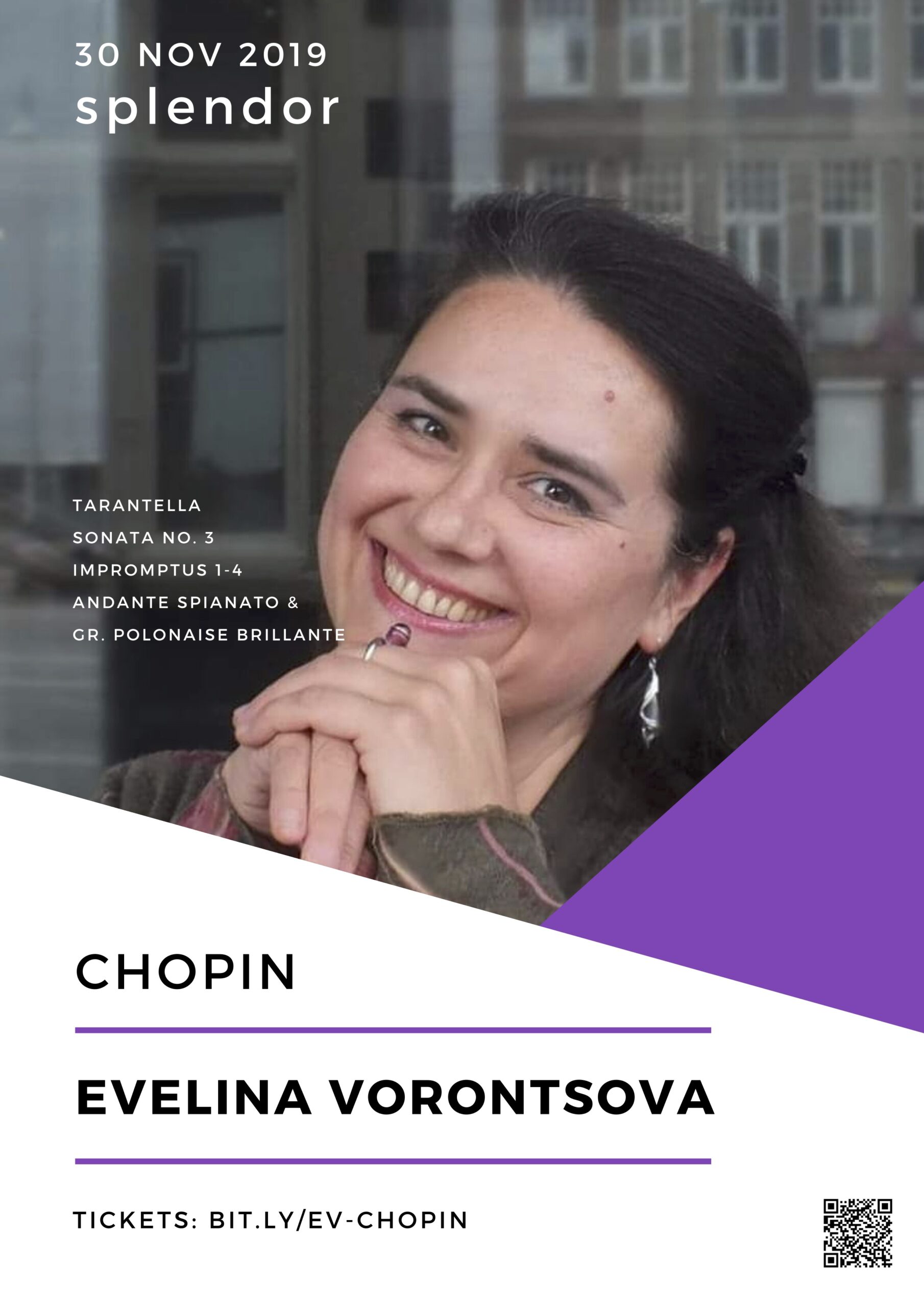 Poster Chopin recital splendor